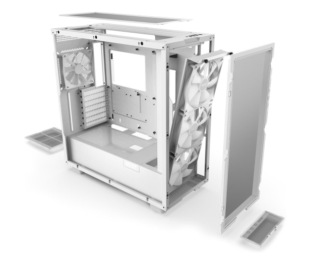 NZXT H7 FLOW RGB White - 1159777 - zdjęcie 5